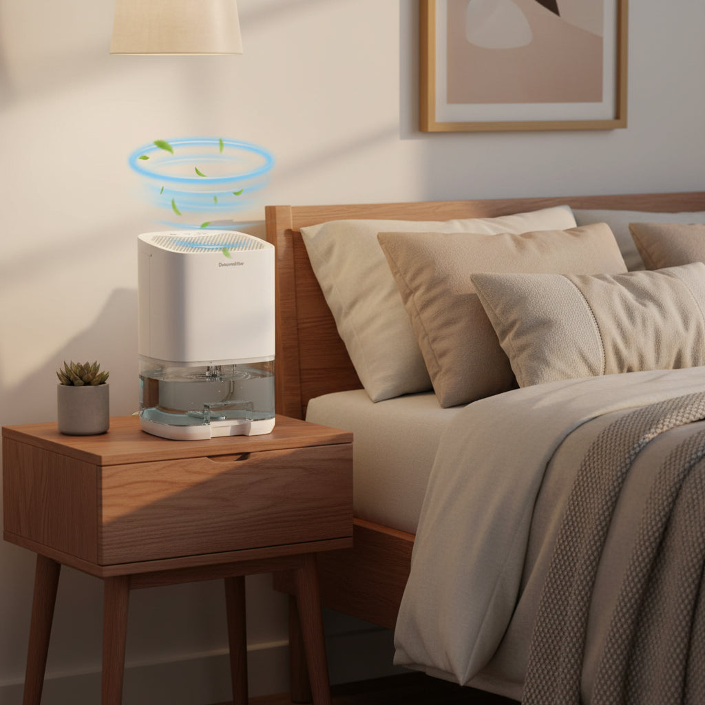 Cooling Night Light Portable Dehumidifier