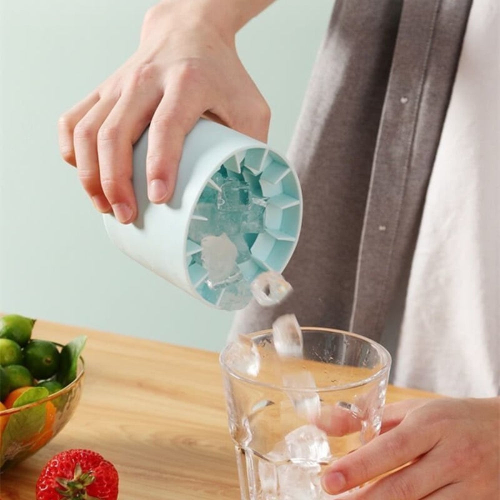 Cooling Portable Ice Maker Silicone Tray Cup