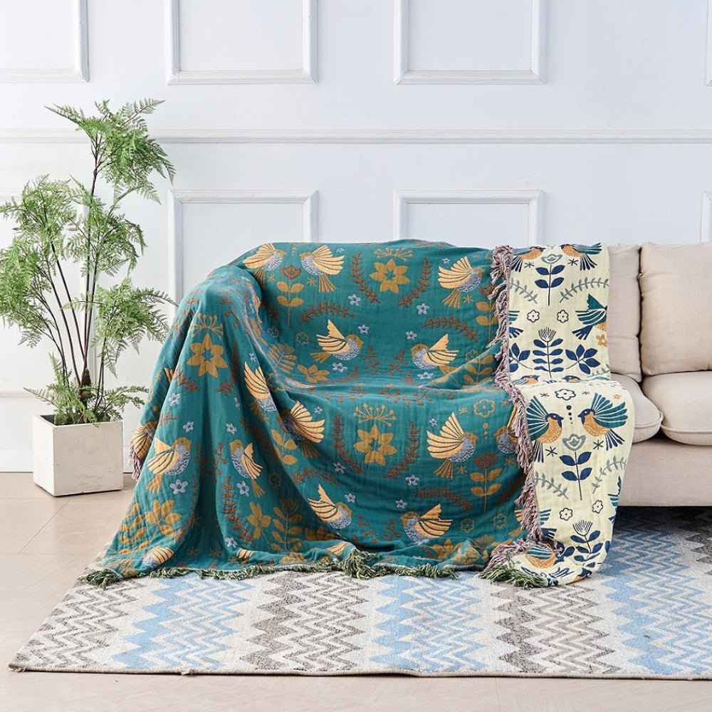 Cooling Throw Blanket Reversible Decorative