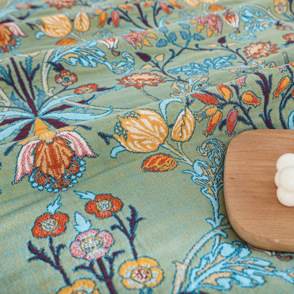 Cotton Blanket Reversible Throw Soft Woven