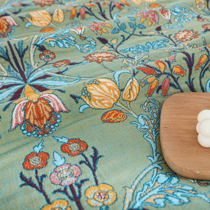 Cotton Blanket Reversible Throw Soft Woven