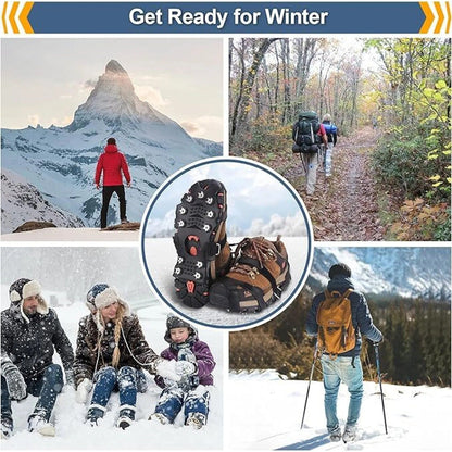 Crampons Snow Ice Stretch Slip On Design