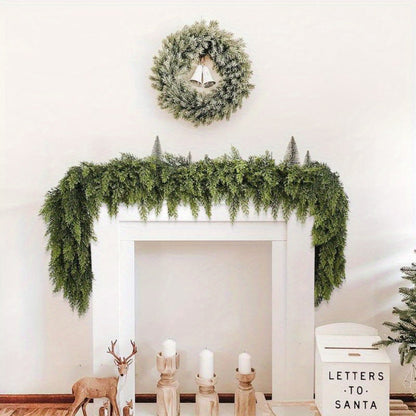 Christmas Garland Artificial Greenery Art