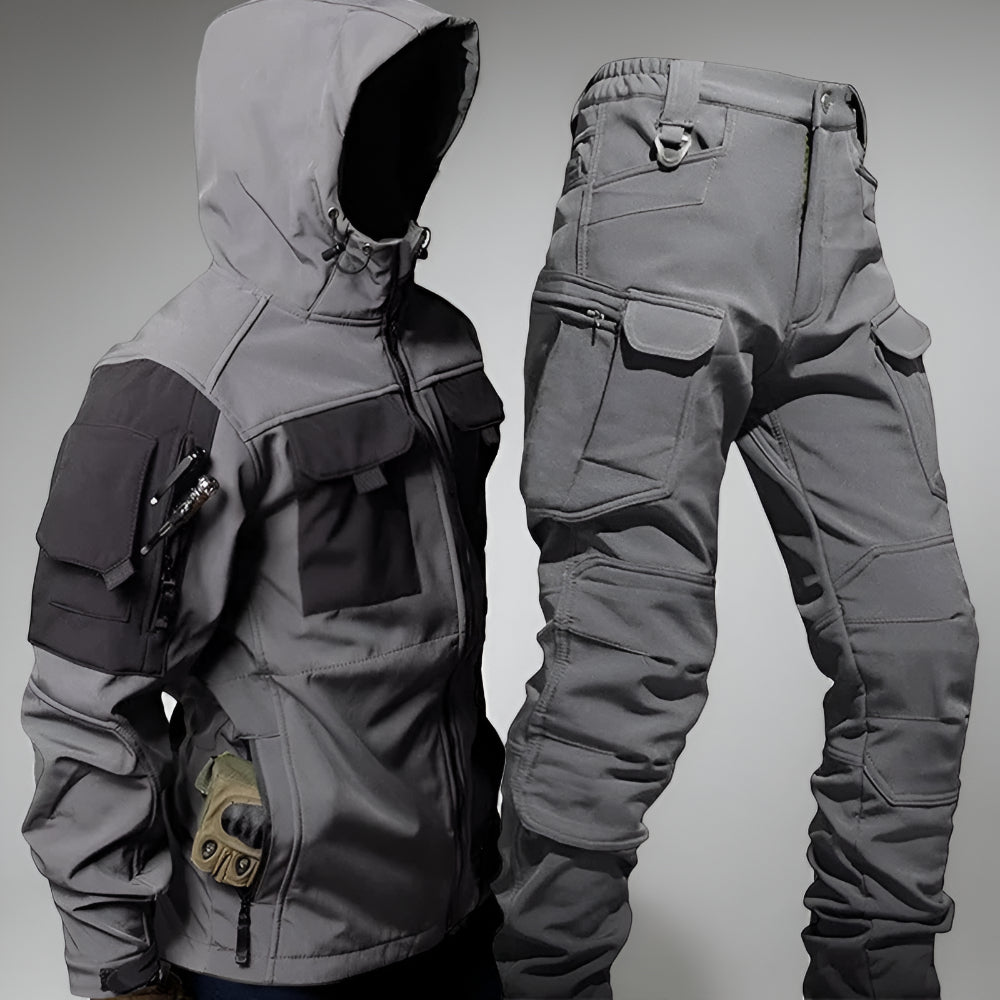 Men's Tactical Outdoor Jacket Pants Rugged