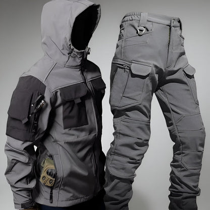 Men's Tactical Outdoor Jacket Pants Rugged