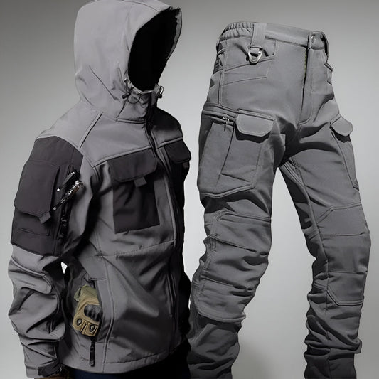 Men's Tactical Outdoor Jacket Pants Rugged