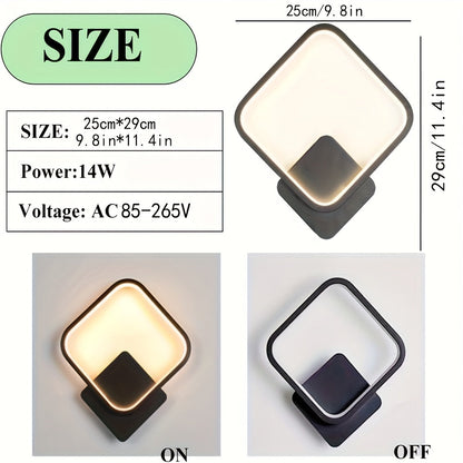 Modern Square LED Wall Lamp Minimalist