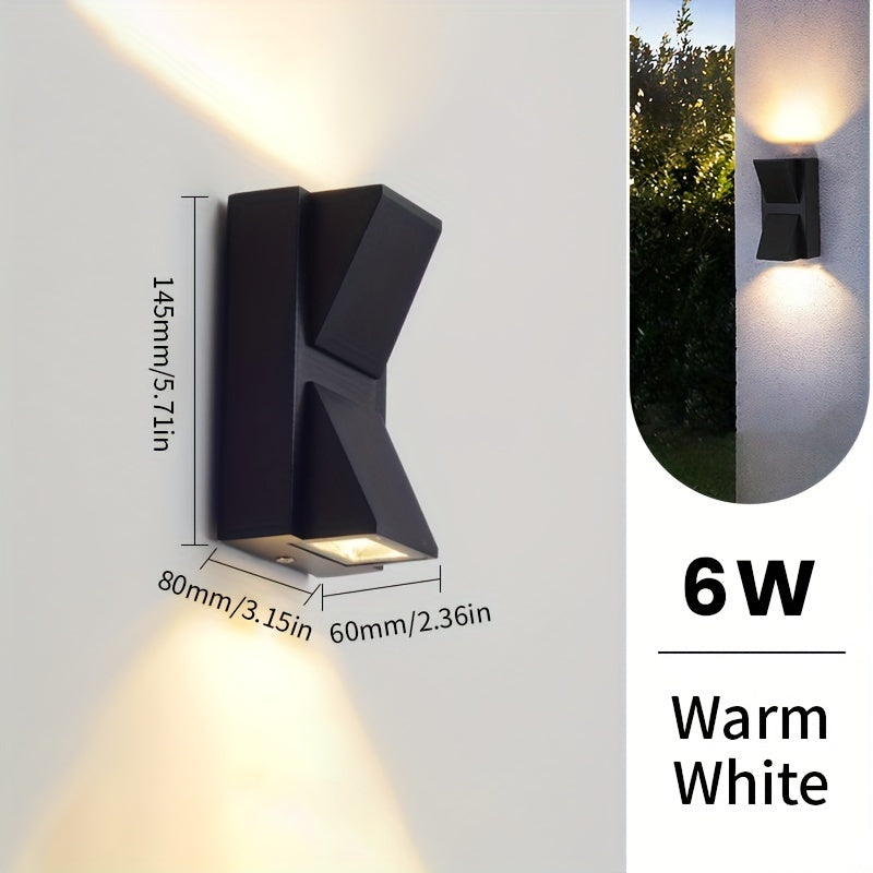 Modern LED Outdoor Wall Light 3W 6W