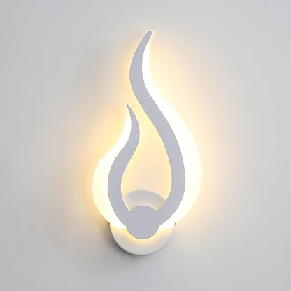 Modern Flame LED Wall Light 10W Warm