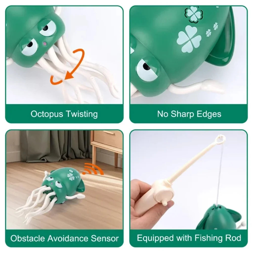 Dancing Octopus Toy Lights Music Interactive