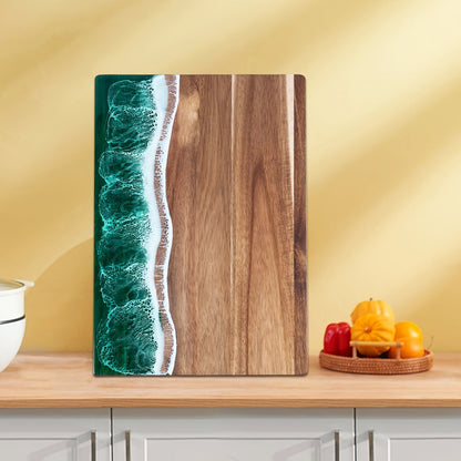 Wave Resin Cutting Board Ocean Inspired