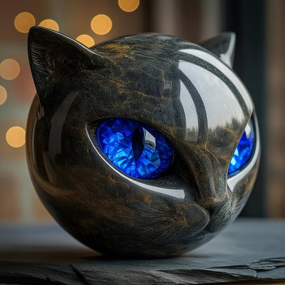 Decorative Cat Sculpture Unique Home Accent