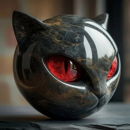 Decorative Cat Sculpture Unique Home Accent