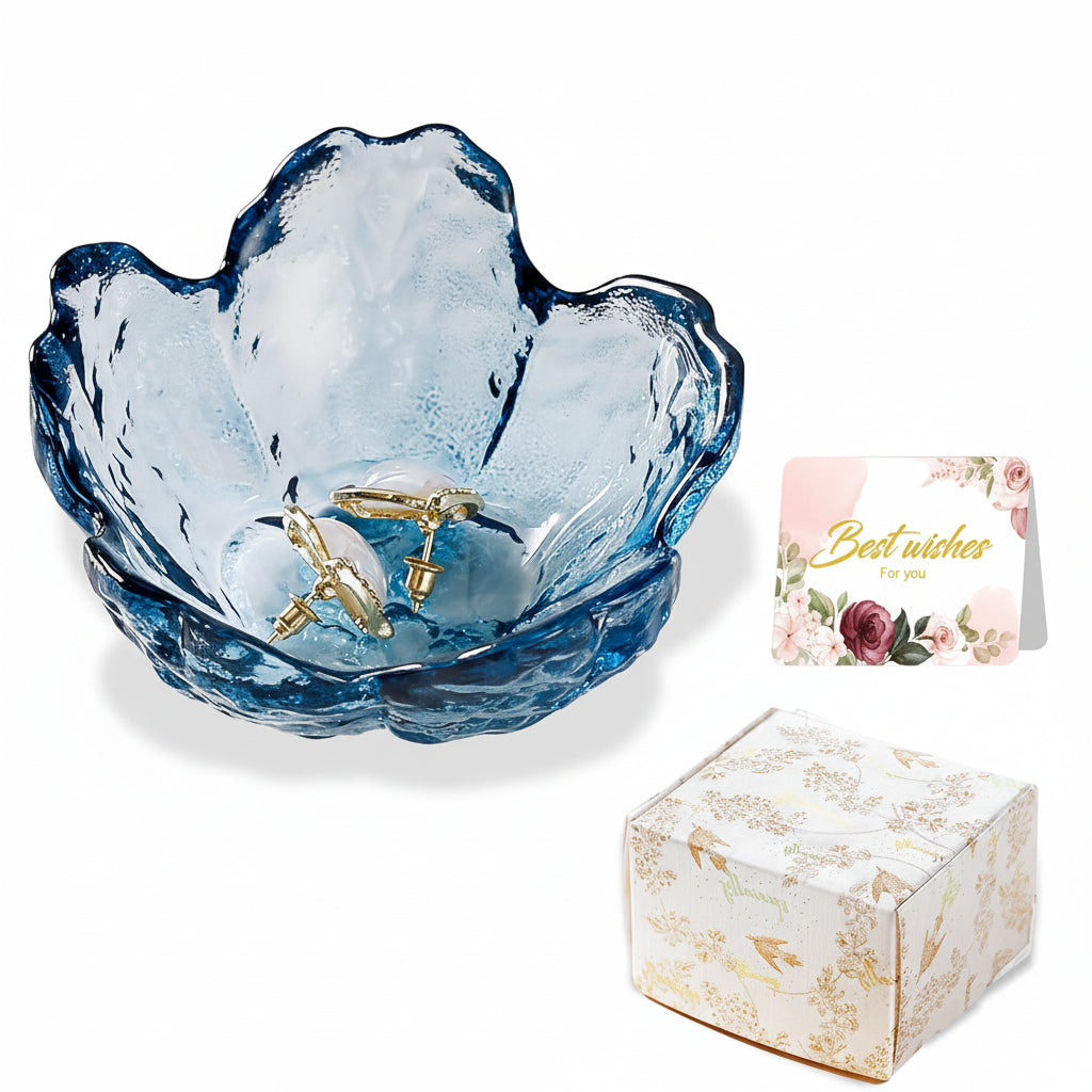 Mothers Day Flower Jewelry Dish Ceramic Ring