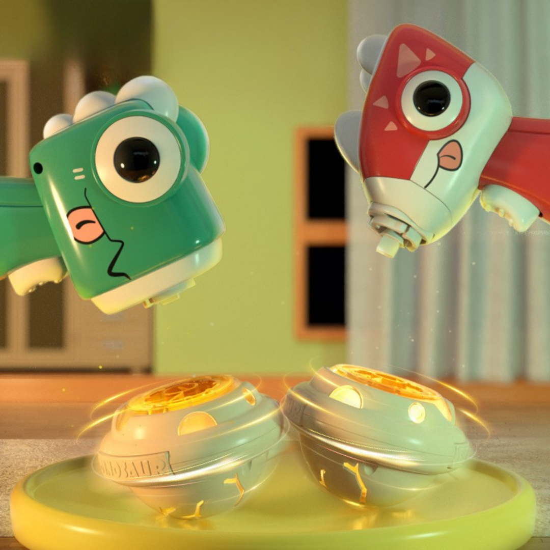 Dinosaur Toy Spinning Top Launcher Fridge