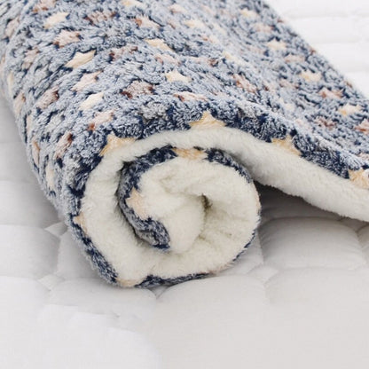 Dog Blanket Soft Plush Cozy Pet Throw