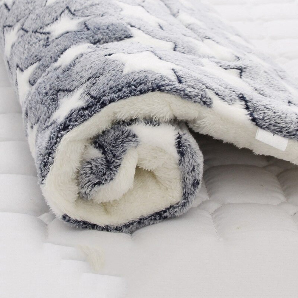 Dog Blanket Soft Plush Cozy Pet Throw