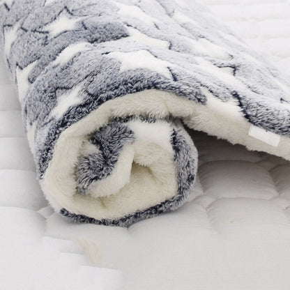 Dog Blanket Soft Plush Cozy Pet Throw