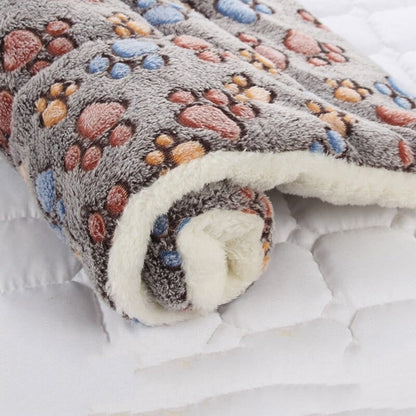 Dog Blanket Soft Plush Cozy Pet Throw