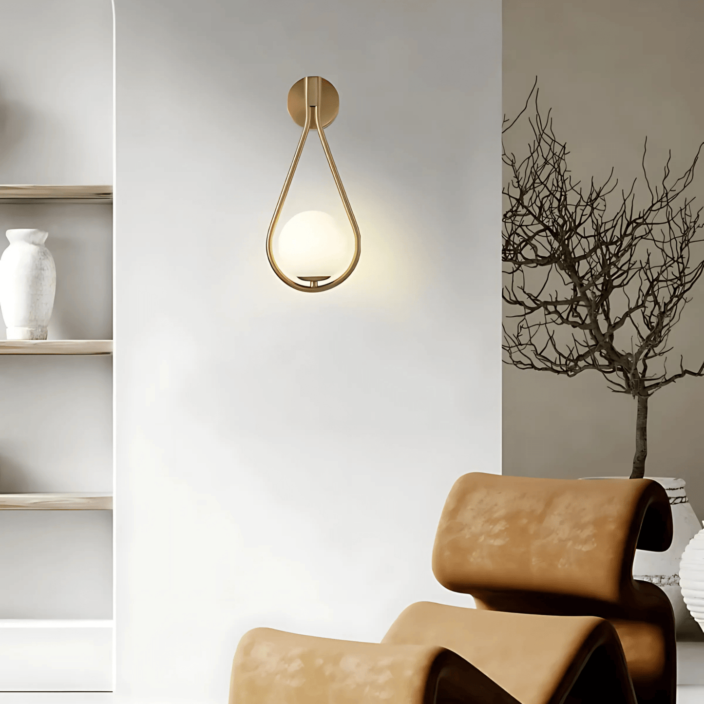 Droplet Wall Light Modern Teardrop Wall Lamp