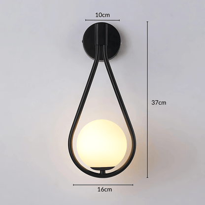 Droplet Wall Light Modern Teardrop Wall Lamp