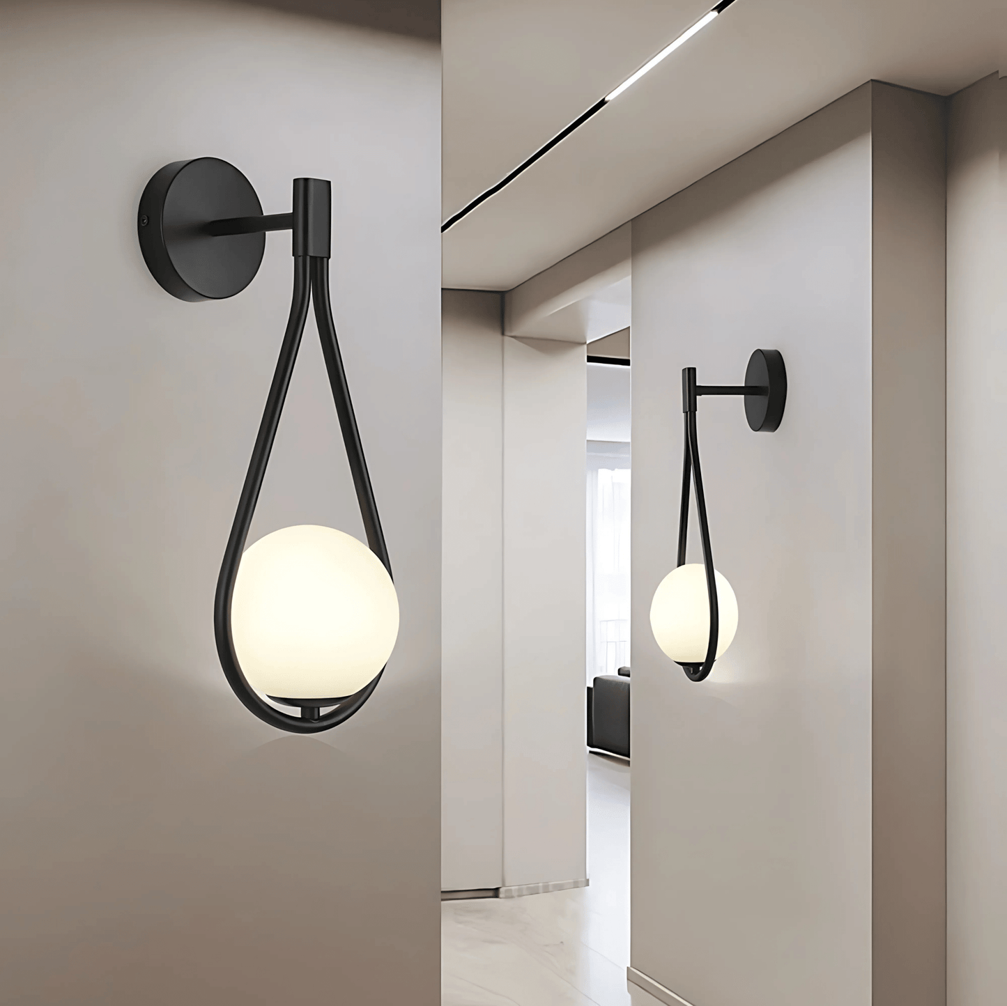 Droplet Wall Light Modern Teardrop Wall Lamp
