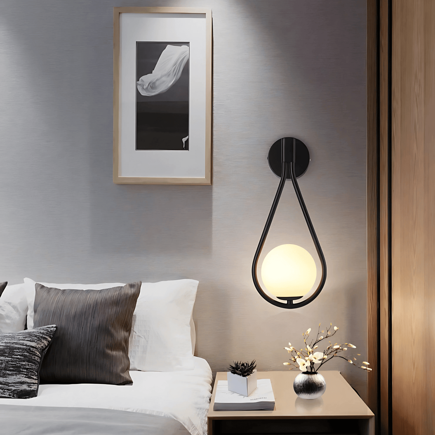 Droplet Wall Light Modern Teardrop Wall Lamp