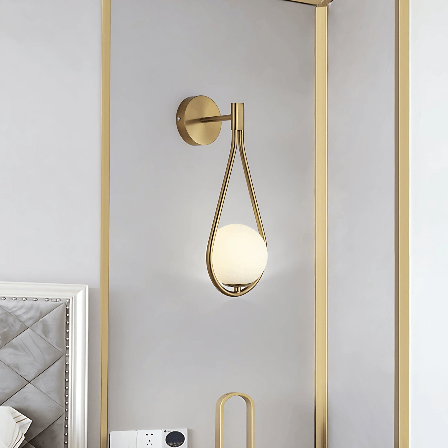 Droplet Wall Light Modern Teardrop Wall Lamp
