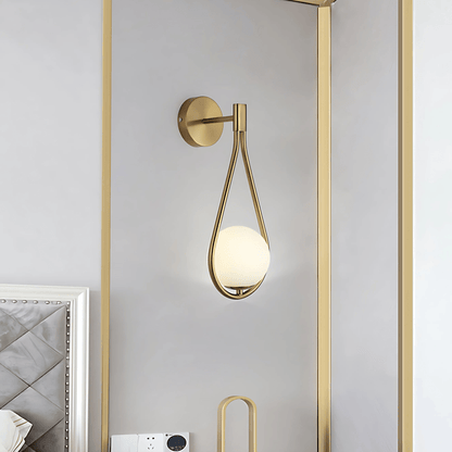 Droplet Wall Light Modern Teardrop Wall Lamp