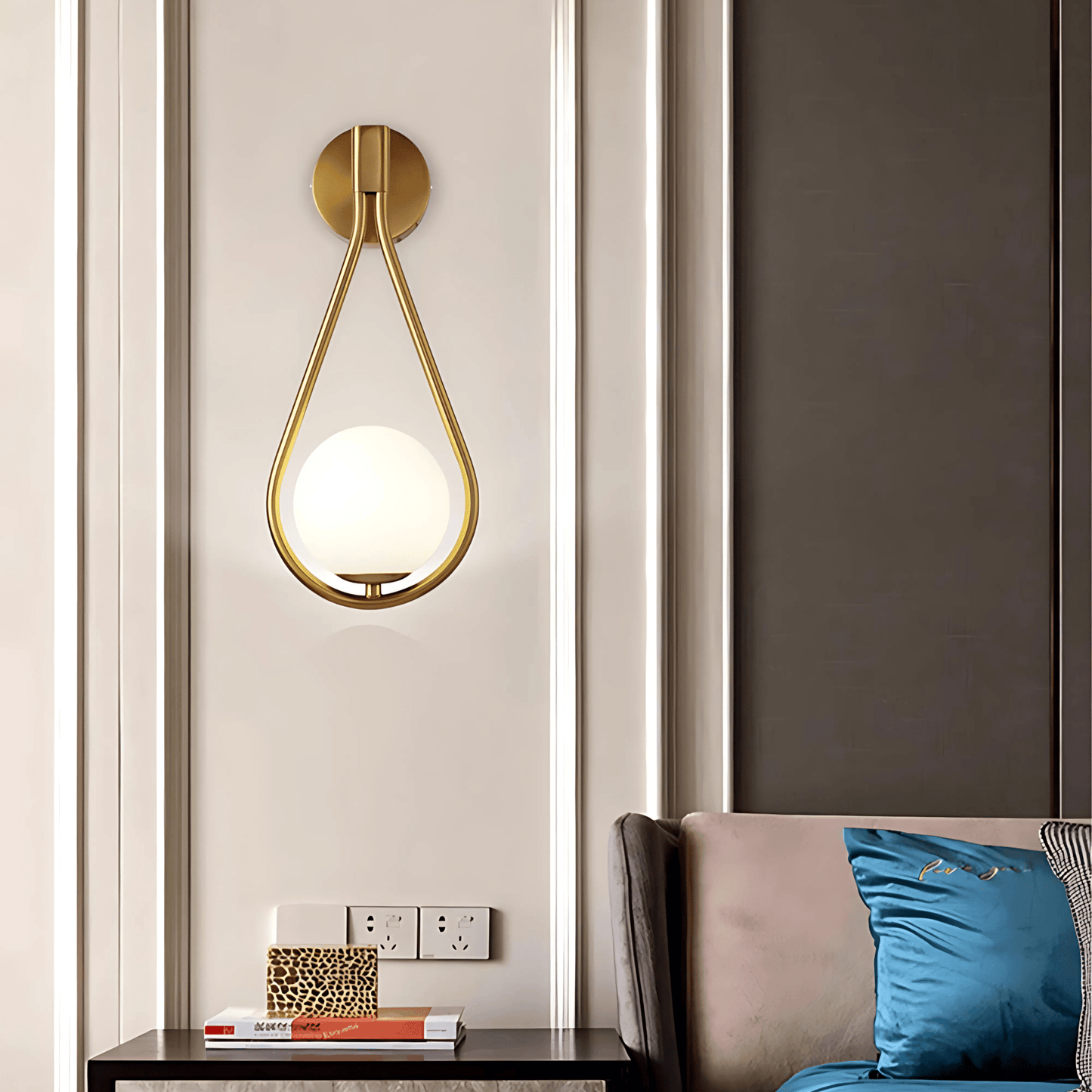 Droplet Wall Light Modern Teardrop Wall Lamp