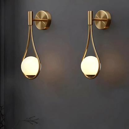 Droplet Wall Light Modern Teardrop Wall Lamp