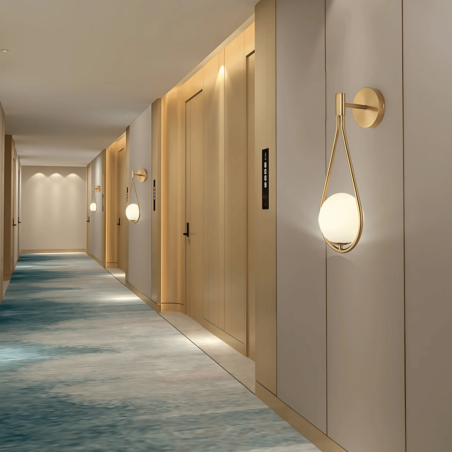 Droplet Wall Light Modern Teardrop Wall Lamp