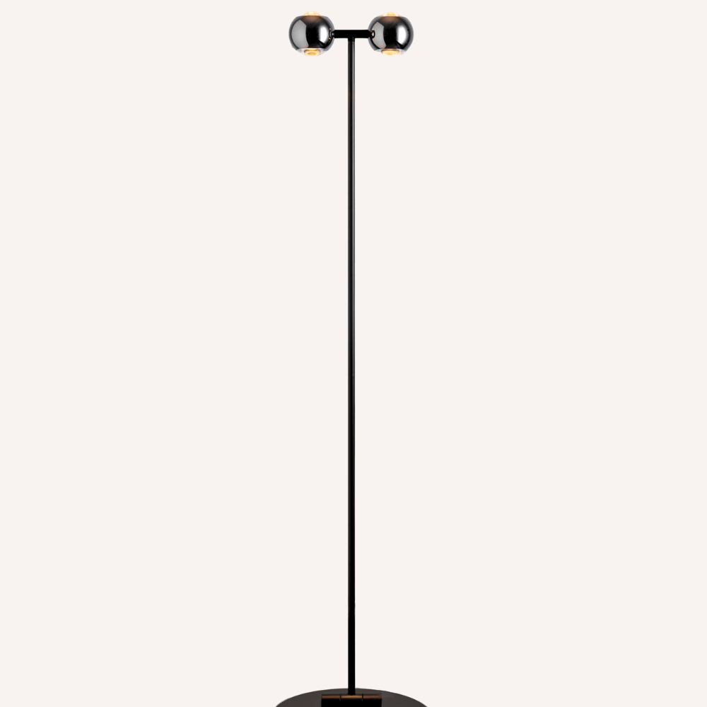 Dual Head Floor Lamp Modern Contemporary