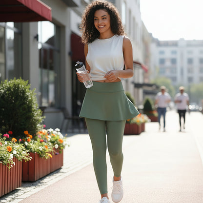 High Waist Pickleball Flared Yoga Pants
