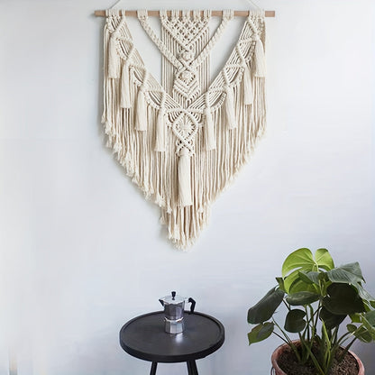Bohemian Macrame Wall Hanging Handcrafted