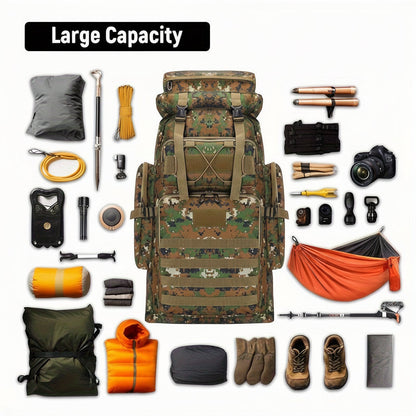 Hiking Backpack Large Capacity Tactical
