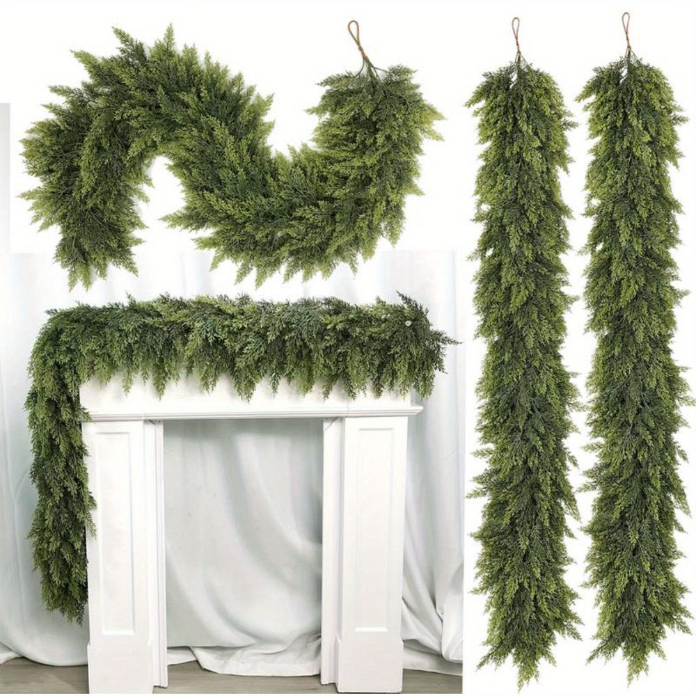 Christmas Garland Artificial Greenery Art