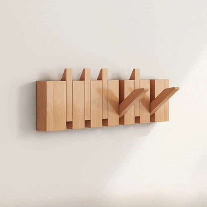 Wooden Wall Hooks Foldable Piano Key Design