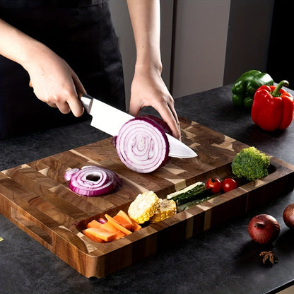 Acacia Wood Cutting Board Durable End Grain