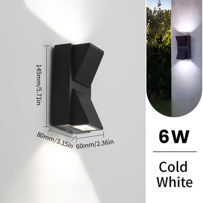Modern LED Outdoor Wall Light 3W 6W
