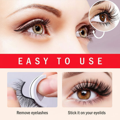 False Eyelashes Self Adhesive Reusable