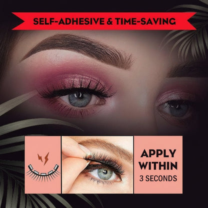 False Eyelashes Self Adhesive Reusable