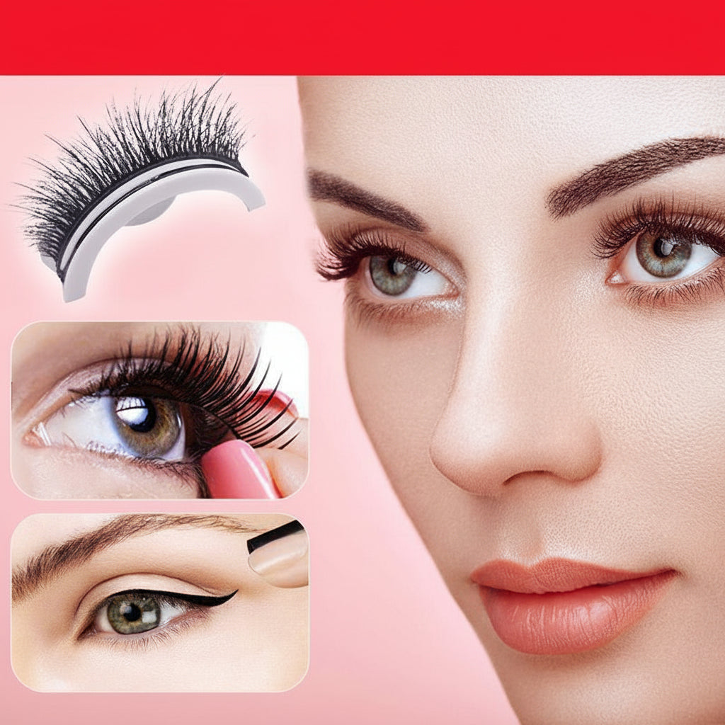 False Eyelashes Self Adhesive Reusable
