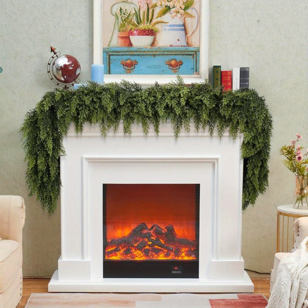 Christmas Garland Artificial Greenery Art