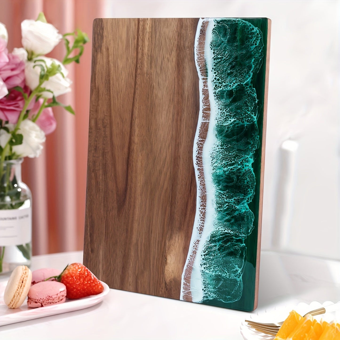 Wave Resin Cutting Board Ocean Inspired