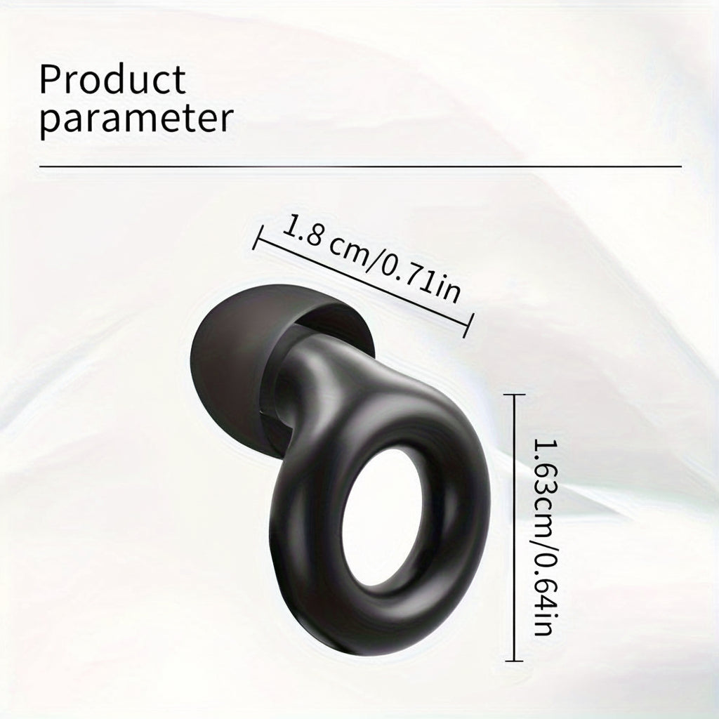Ear Plugs Reusable Silicone Noise Cancelling