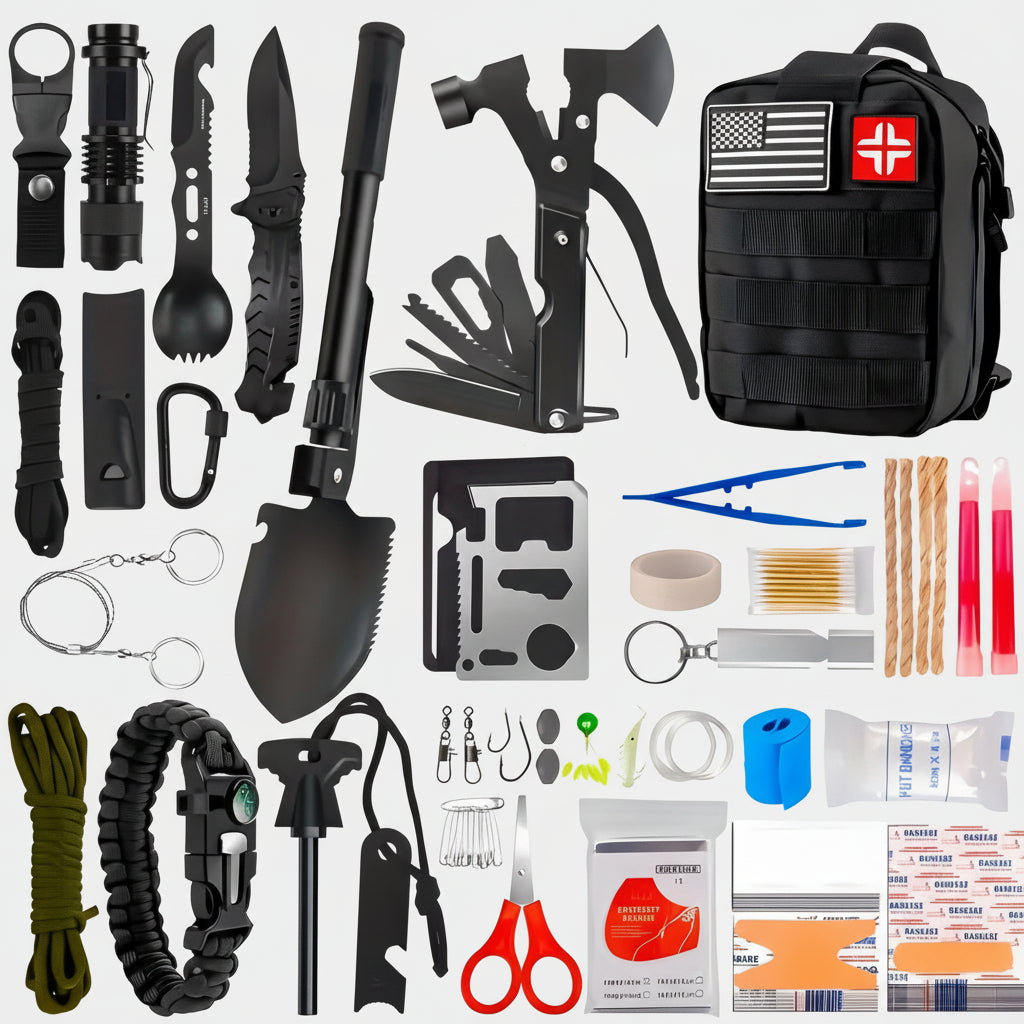 Tactical Survival Gear Backpack Multi Tool