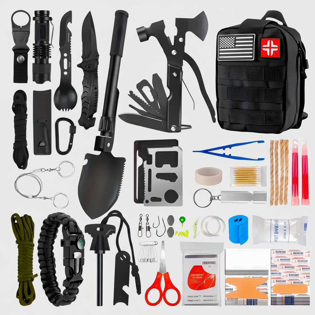Tactical Survival Gear Backpack Multi Tool