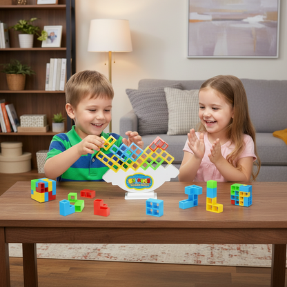 Family Board Game Stacking Block Game Fun
