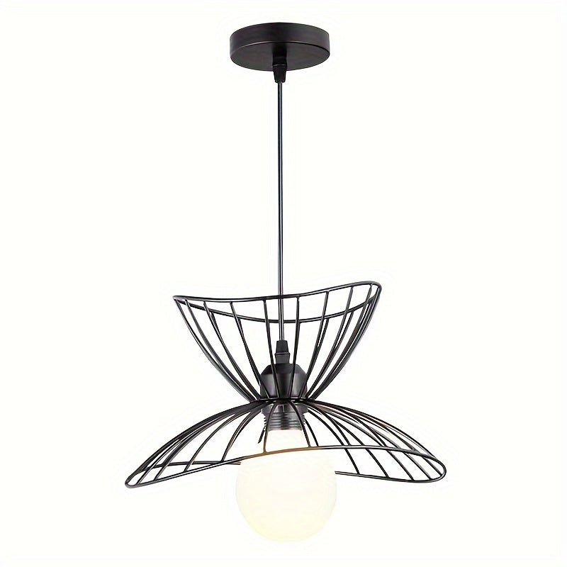 Retro Black Pendant Light Adjustable